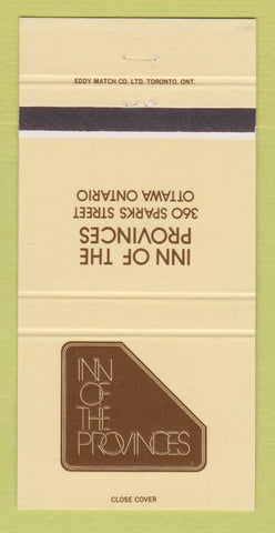 Matchbook Cover - Inn of the Provinces Ottawa ON 30 Strike
