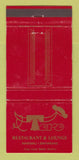 Matchbook Cover - Toro Restaurant Lounge Nassau Bahamas WEAR 30 Strike