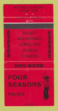 Matchbook Cover - Four Seasons Palace Regina SK restaurant 30 Strike