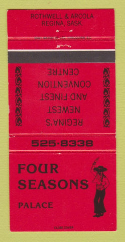 Matchbook Cover - Four Seasons Palace Regina SK restaurant 30 Strike