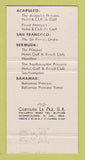 Matchbook Cover - La Hacienda Steak House Acapulco Princess Mexico 30 Strike