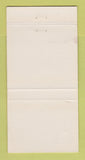Matchbook Cover - Issac Dow House Restaurant Newburyport MA WEAR 30 Strike