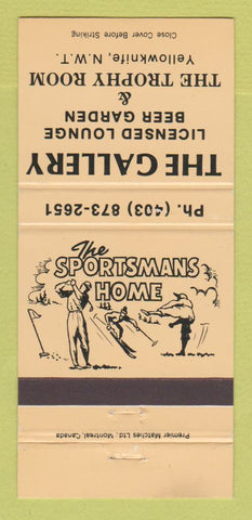 Matchbook Cover - The Gallery Restaurant Yellowknife NWT NT 30 Strike