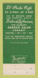 Matchbook Cover - El Poche Cafe San Gabriel CA 30 Strike