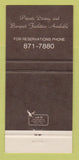 Matchbook Cover - Iron Gate Restaurant Westlake OH 30 Strike