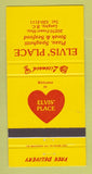 Matchbook Cover - Elvis' Place Pizza Steak Langley BC 30 Strike