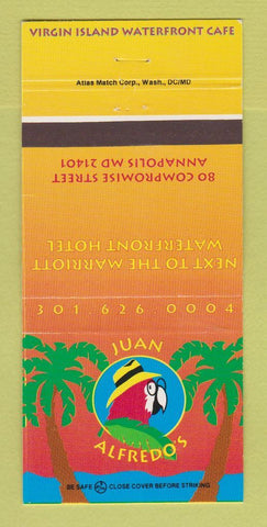 Matchbook Cover - Juan Alfredo's Restaurant Annapolis MD 30 Strike