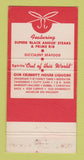 Matchbook Cover - Elegant Bib Restaurant Alamo CA WEAR 30 Strike