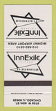 Matchbook Cover - Inn Exile Video Nightclub Chicago IL 30 Strike