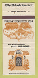 Matchbook Cover - The French Quarter Restaurant Fort Lauderdale FL 30 Strike