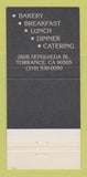 Matchbook Cover - Kings Hawaiian Bakery Restaurant Torrance CA  30 Strike