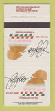 Matchbook Cover - Figlio Restaurant Minneapolis MN 30 Strike