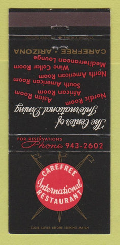 Matchbook Cover - Carefree Restaurant AZ 30 Strike