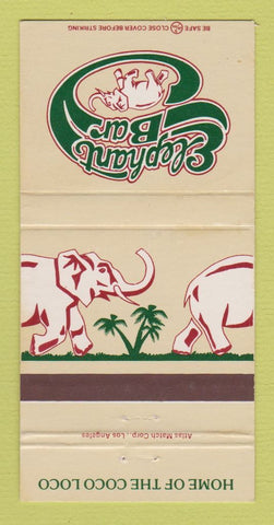 Matchbook Cover - Elephant Bar Santa Barbara CA WEAR 30 Strike