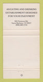 Matchbook Cover - Elephant Bar Santa Barbara CA WEAR 30 Strike
