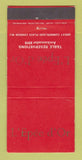 Matchbook Cover - L'Epee D' Or Restaurant London UK England WORN 30 Strike