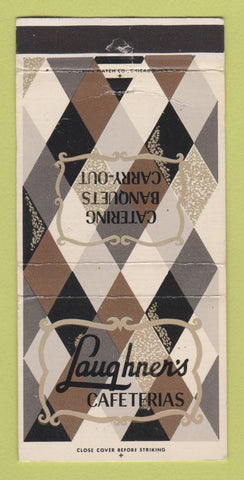 Matchbook Cover - Laughner's Cafeterias Indianapolis? IN? WEAR 30 Strike