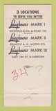 Matchbook Cover - Laughner's Cafeterias Indianapolis? IN? WEAR 30 Strike