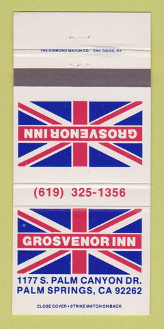 Matchbook Cover - Grosvenor Inn Palm Springs CA 30 Strike