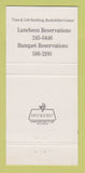 Matchbook Cover - Hemisphere Club New York City Rockefeller Center 30 Strike