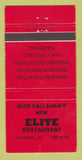 Matchbook Cover - Mike Callahan's Elite Restaurant Ravenna OH 30 Strike