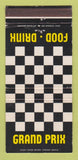 Matchbook Cover - Grand Prix Restaurant San Diego CA 30 Strike
