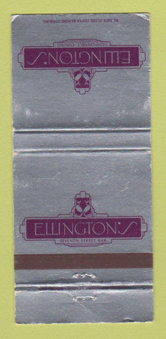 Matchbook Cover - Ellington's Restaurant Minneapolis MN WEAR 30 Strike