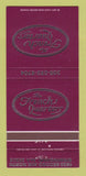 Matchbook Cover - The French Quarter Birmingham AL 30 Strike