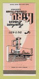 Matchbook Cover - Kiru Steak House Los Angeles CA 30 Strike