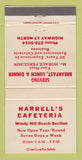 Matchbook Cover - Harrell's Cafeteria North Myrtle Beach SC 30 Strike