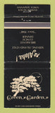 Matchbook Cover - Green Garden Restaurant Kauai Hawaii WEAR 30 Strike