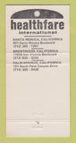 Matchbook Cover Healthfare Brentwood Santa Monica Palm Springs CA WEAR 30 Strike