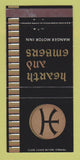 Matchbook Cover - Hearth and Embers Motor Inn 30 Strike
