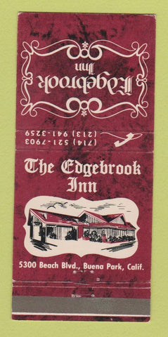Matchbook Cover - Edgebrook Inn Buena Park CA 30 Strike
