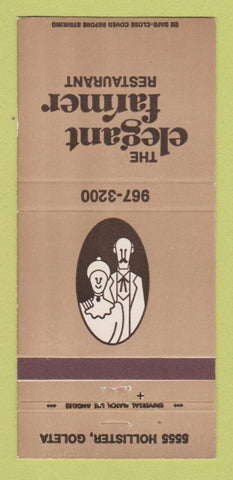 Matchbook Cover - Elegant Farmer Restaurant Goleta CA 30 Strike