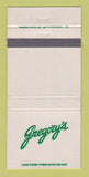 Matchbook Cover - Gregory's Restaurant Kirwan Heights PA WEAR 30 Strike