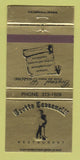 Matchbook Cover - Grotto Cassanelli Restaurant Haverhill MA 30 Strike
