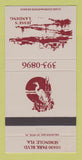 Matchbook Cover - Jesse's Landing Seminole FL 30 Strike