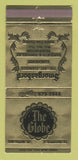 Matchbook Cover - The Globe Eat Greenville PA 30 Strike