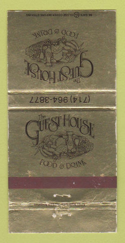 Matchbook Cover - Guest House Restaurant Cleveland OH WEAR 30 Strike