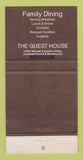 Matchbook Cover - Guest House Restaurant Cleveland OH WEAR 30 Strike