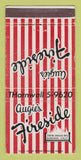 Matchbook Cover - Augie's Fireside Burbank CA WEAR 30 Strike