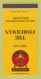 Matchbook Cover - Fisherman Restaurant Burlingame CA 30 Strike