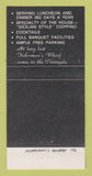 Matchbook Cover - Fisherman Restaurant Burlingame CA 30 Strike