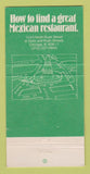 Matchbook Cover - Guadalaharry's Mexican Food Chicago IL 30 Strike