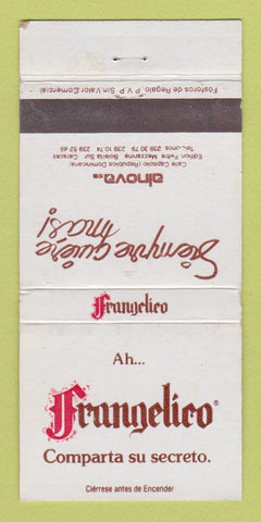 Matchbook Cover - Frangelico Liquor Mexico? 30 Strike