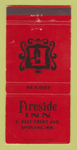 Matchbook Cover - Fireside Inn Spokane WA WEAR 30 Strike