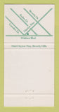 Matchbook Cover - The Grill Restaurant Beverly Hills CA 30 Strike