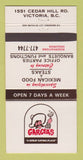 Matchbook Cover - Garcias Mexican Restaurant Victoria BC 30 Strike