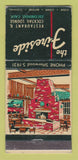 Matchbook Cover - Fireside Restaurant Escondido CA WORN 30 Stick